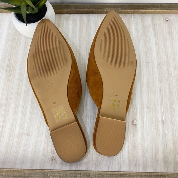 ✖️SOLD✖️•MADEWELL• English Saddle Remi Suede Mule - Picture 9 of 14